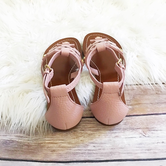 RARE Tory Burch Phoebe flat sandals in mauve pink - Picture 3 of 6